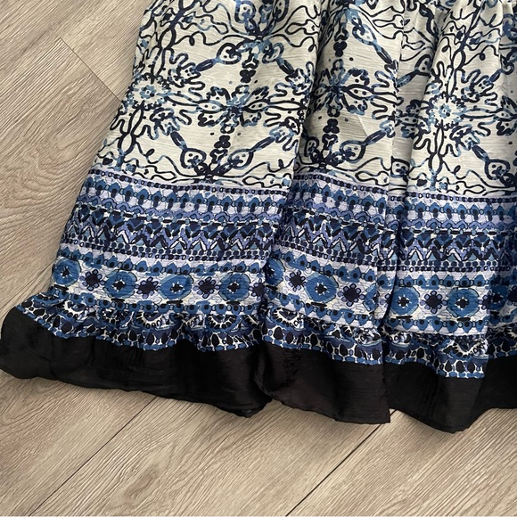 Taylor Blue Jacquard Dress size 2 - Picture 3 of 13